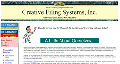 Desktop Screenshot of creativefilingsystems.com